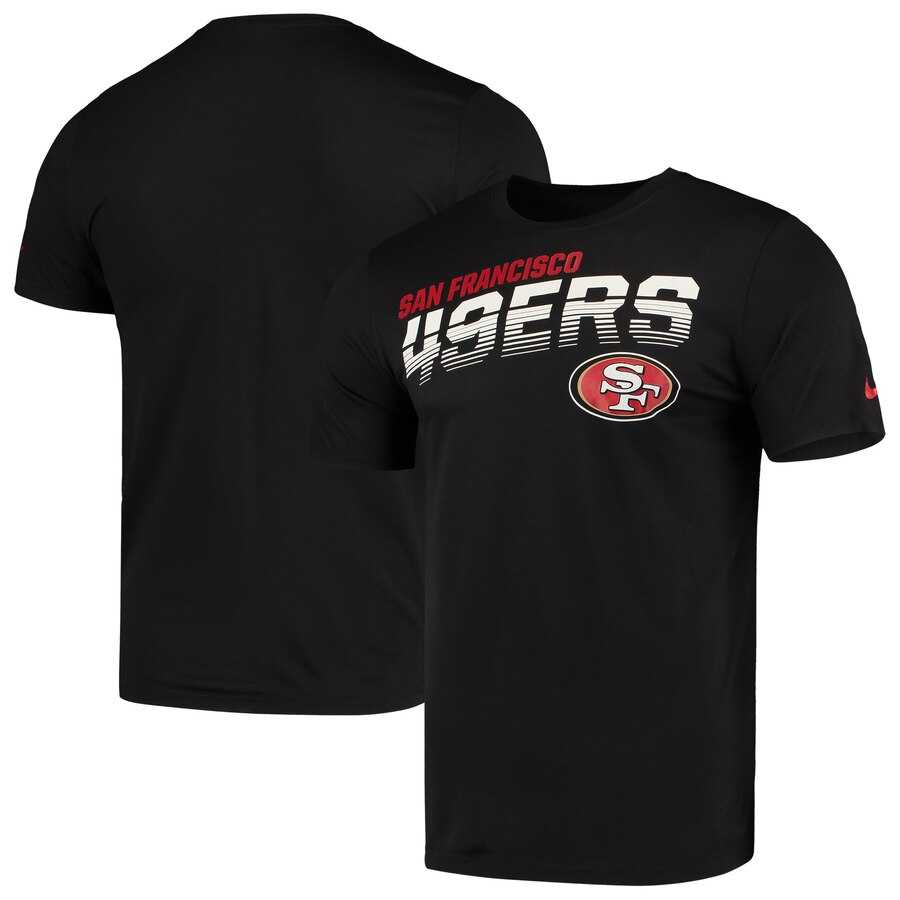 San Francisco 49ers Nike Sideline Line of Scrimmage Legend Performance T-Shirt Black,We sell and wholesale San Francisco 49ers Nike Sideline Line of Scrimmage Legend Performance T-Shirt Black on line form chian!